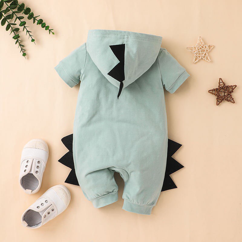 0-18bln JUMPER HOODIE DINO BAYI | JUMPSUIT ROMPER BAJU PAKAIAN ANAK catalog XMY BB