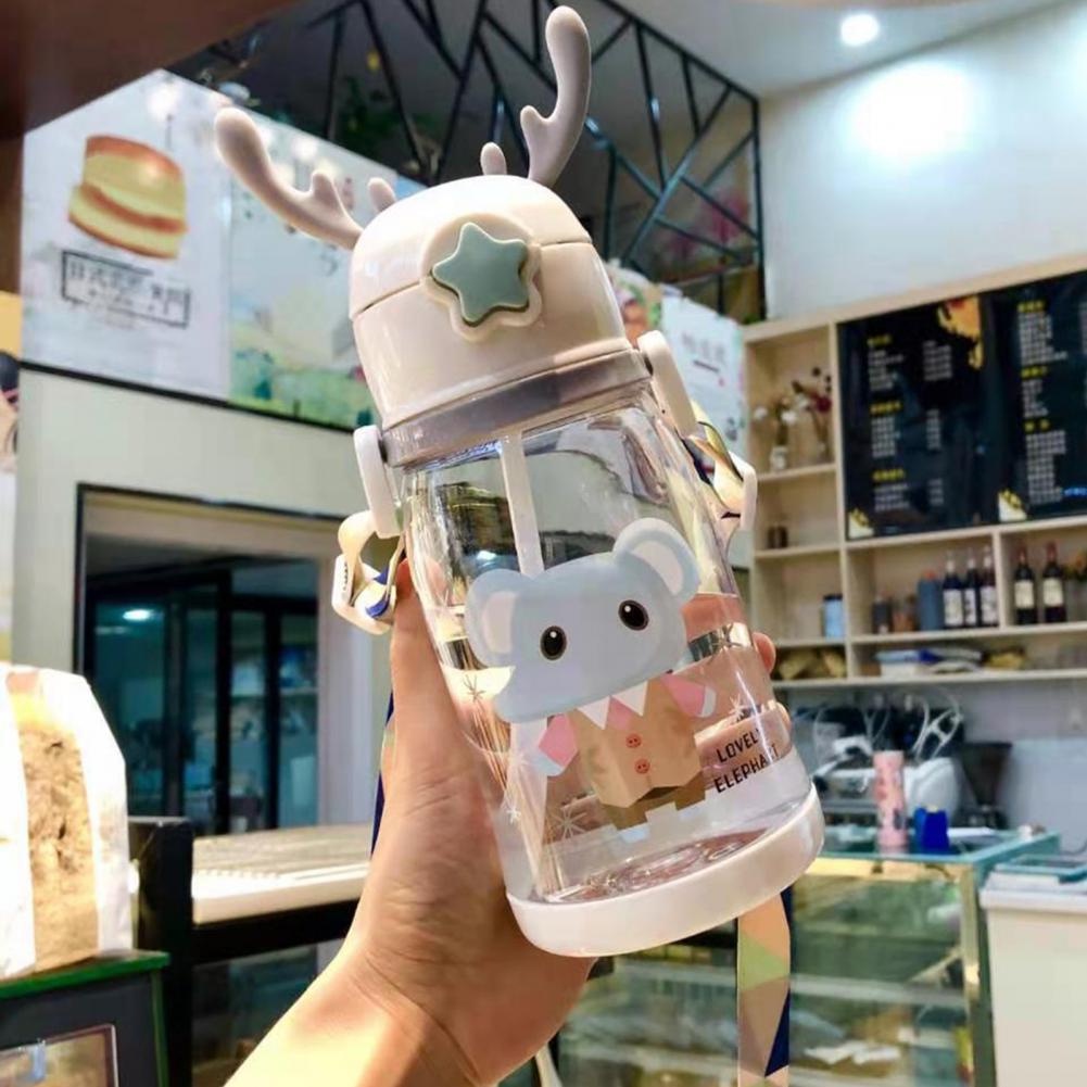 Botol Tanduk Rusa NEW Cute Imut Botol BPA Anti Tumpah Anti Pecah Portable