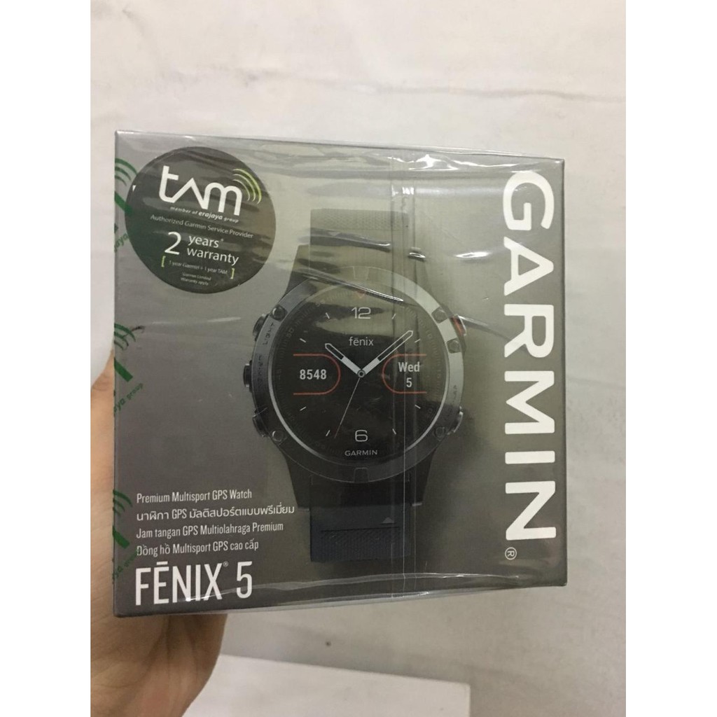 Garmin Fenix 5 Slate Grey Garansi Resmi 1 Tahun Friska.Olshop2