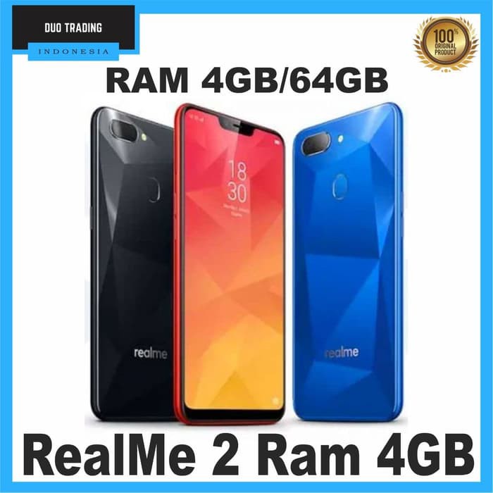 RealMe 2 Ram 4GB Internal 64GB- Garansi Resmi