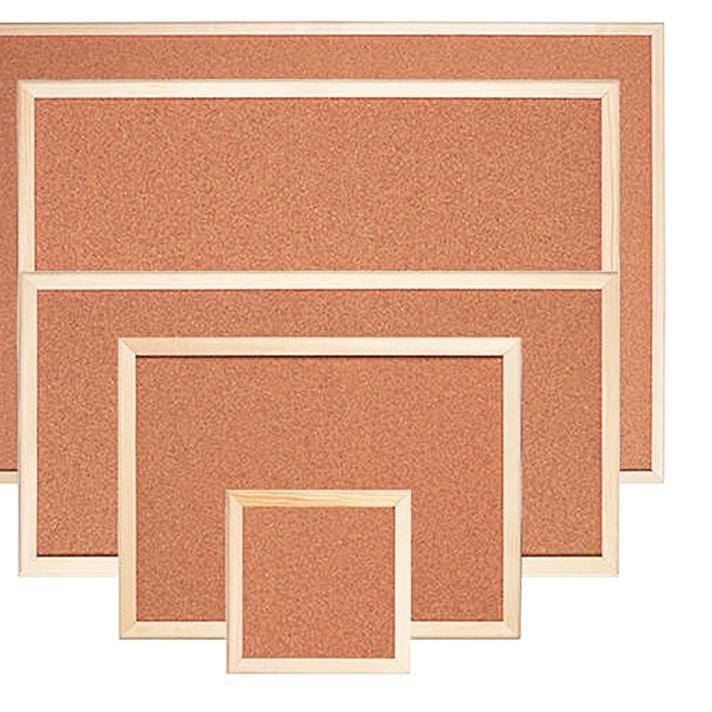 

New! Wood Wall Hanging Message Bulletin Board Frame Notice Note Memo Board Shop papan gabus cork board 한