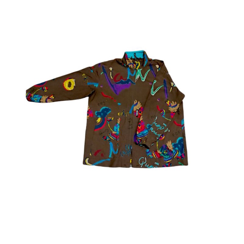THRIFTING ATAU PRELOVED JAKET PARASUT COKLAT