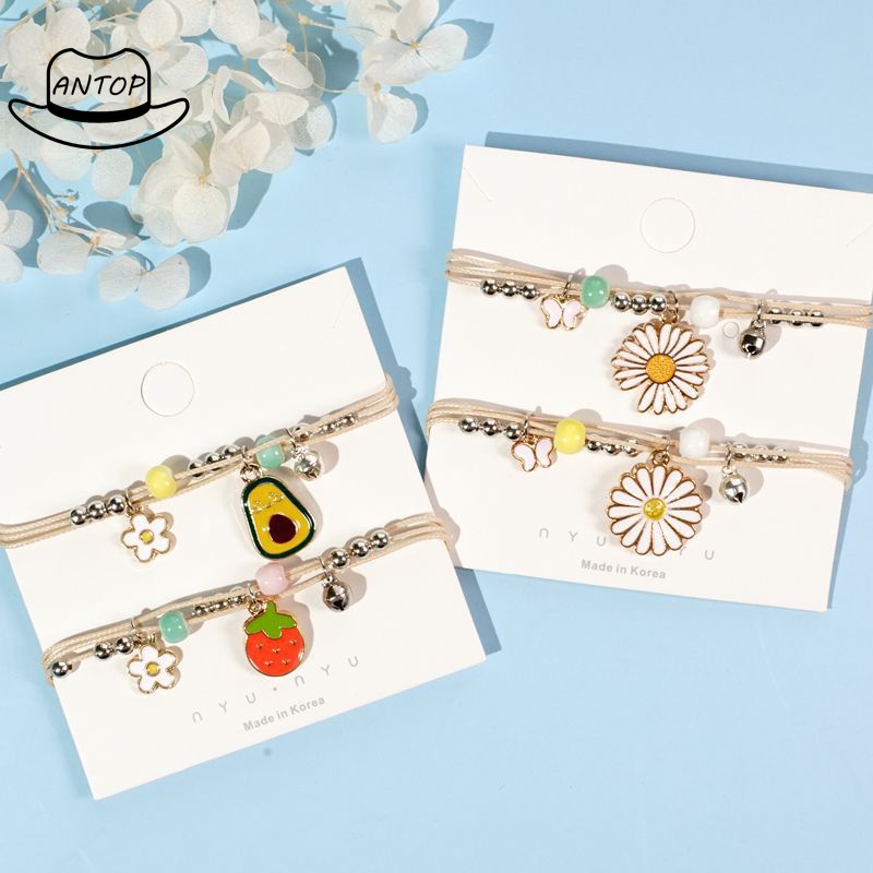 Daisy Gelang Couple Etnik Bead Tali Persahabatan Braided Bracelet/Mahasiswa Friendship Adjustable Fashion Aksesoris ANTOP