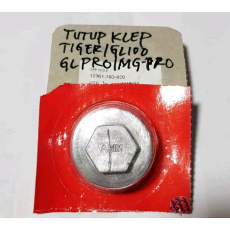TUTUP KLEP DAN TUTUP OLI BAWAH CAP HOLE GL PRO MEGAPRO TIGER REVO GL 100 ORIHGP