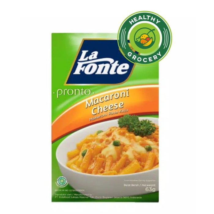 

La Fonte Pronto Macaroni Cheese 63gr Pazto Rasa Keju