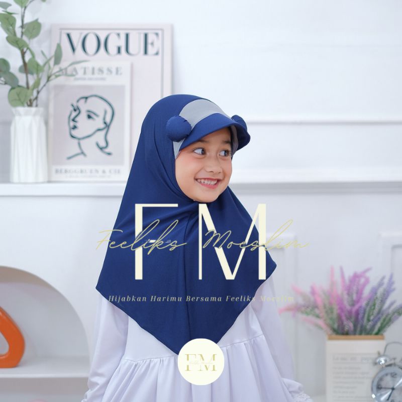 Hijab Anak Jiltop Pompom / Jilbab anak nyaman lucu murah kualitas PREMIUM