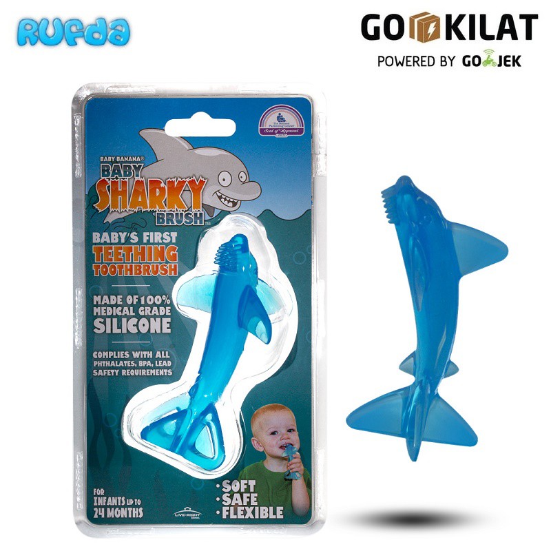 Sharky Baby Banana Teething Tooth Brush