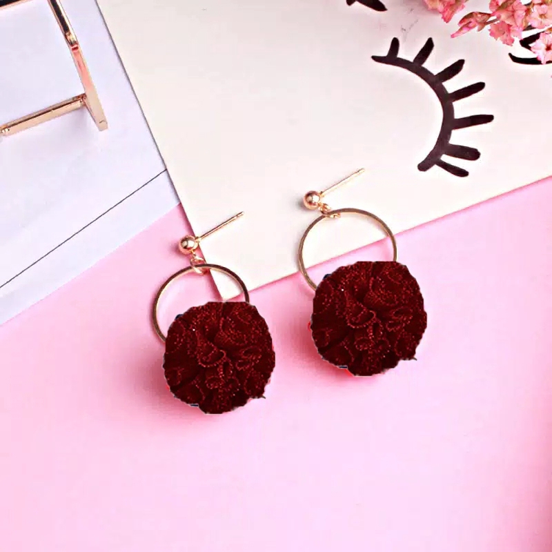 Anting wanita kekinian style korea 400