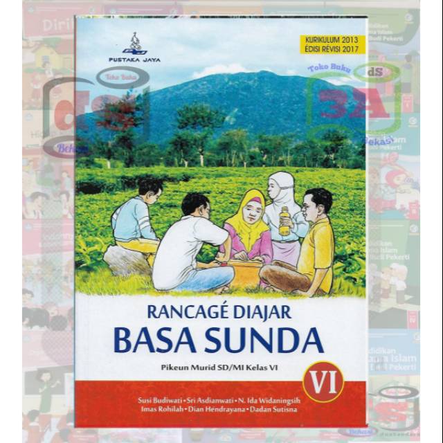 Buku Pelajaran Bahasa Sunda Kelas 6 Sd Rancage Diajar Basa Sunda K2013 Edisi Revisi 2017 Shopee Indonesia