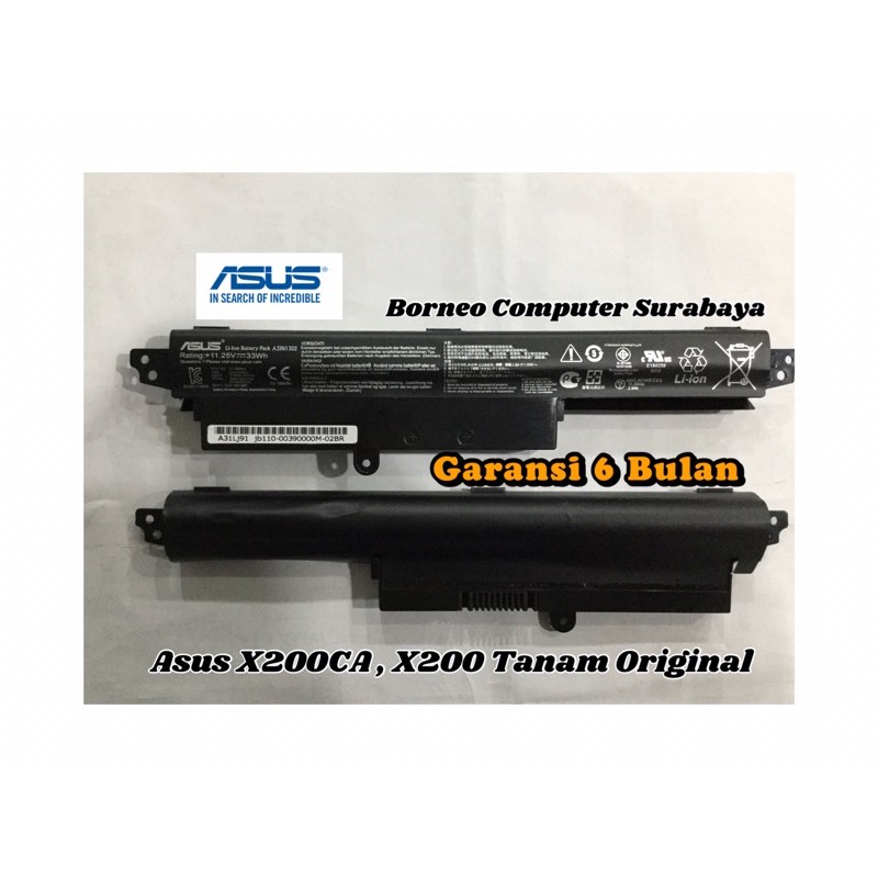 BATTERY BATERAI BATREI ASUS X200 X200M, X200CA, X200MA ORIGINAL