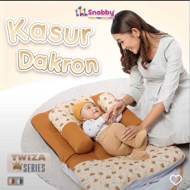 [2 kg] Snobby Kasur Lipat Bayi Dakron + Kelambu  Twiza Series - TPK 6991