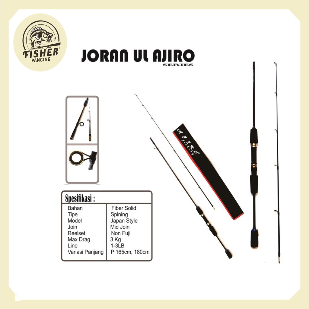 Joran UL Ultralight Ajiro + Packing PVC