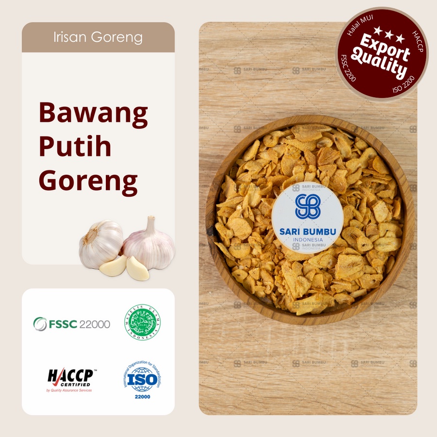 

Bawang Putih Goreng / Fried Garlic 250gr