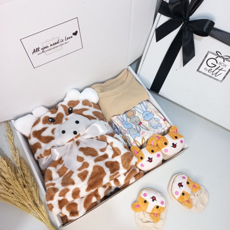 [SELIMUT KARAKTER] HAMPERS BABY BORN PREMIUM HAMPERS BAYI GIFT BOX KADO BAYI