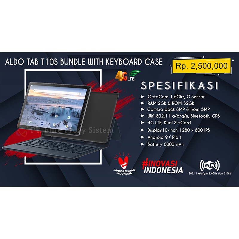 Aldo Tab T10s with Keyboard Case