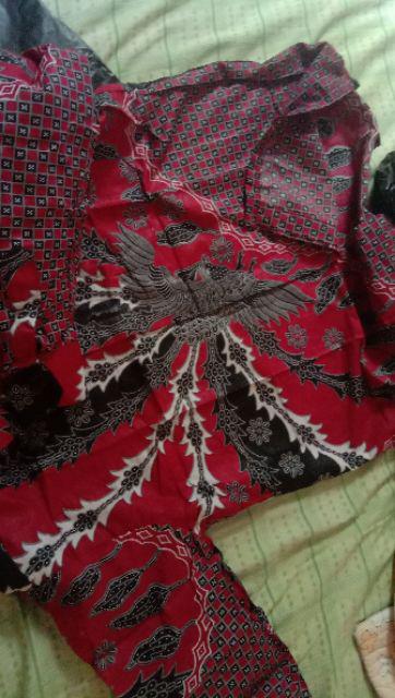 Kemeja Batik Lengan Panjang Size M L Xl Xxl Xxxl