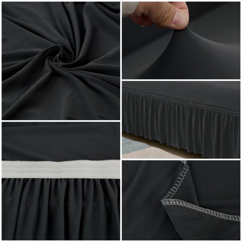 Sarung PELINDUNG sofa bed INFORMA elastis Cover RUMBAI sofa bed import