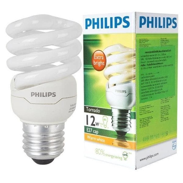 Lampu Spiral Philips Tornado 12Watt, 12W, 12 Watt, 12 W