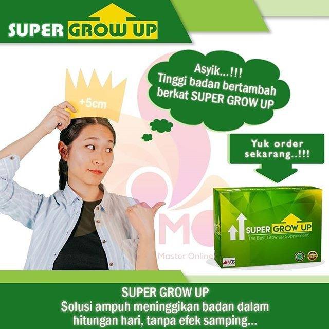 

PENINGGI BADAN TERBAIK SUSU SUPER GROW UP