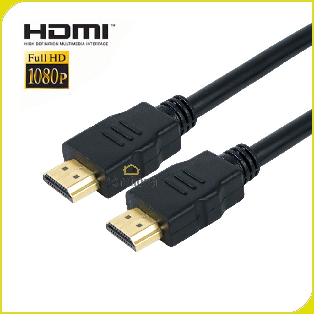 High Speed HDMI to HDMI Cable OD7.3mm Gold Plated 4K - 1.5m 2m 3m 5m -  FSU HD101 Black