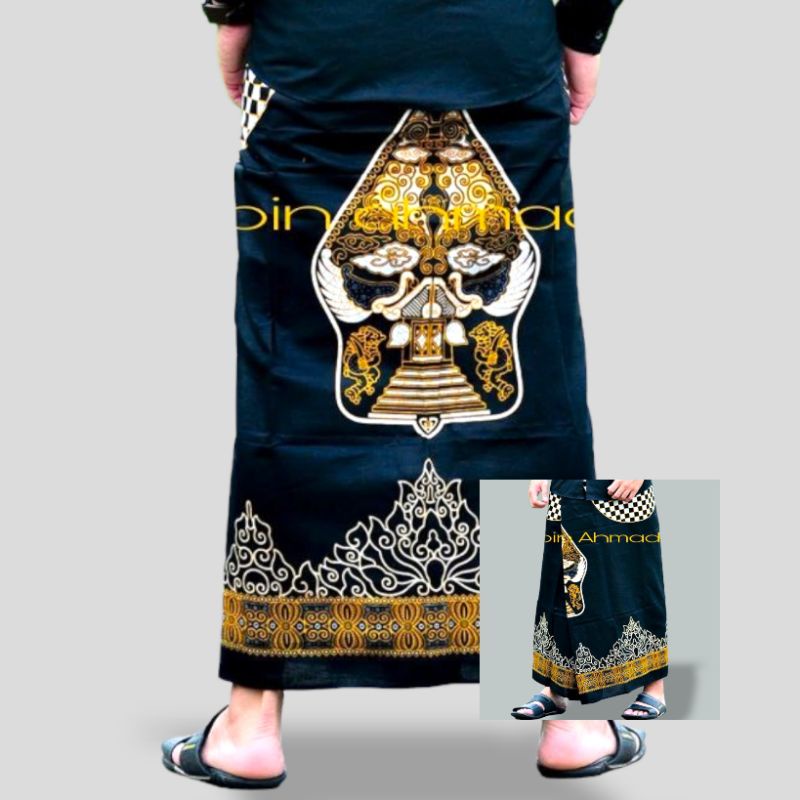 Sarung Batik Wayang Pria Dewasa | Sarung Batik Mahda | Sarung Batik Printing Pekalongan Motif  Wayan