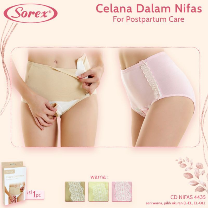 Celana Dalam NIFAS SOREX 4435 / CD Setelah Melahirkan / Cd Persalinan~