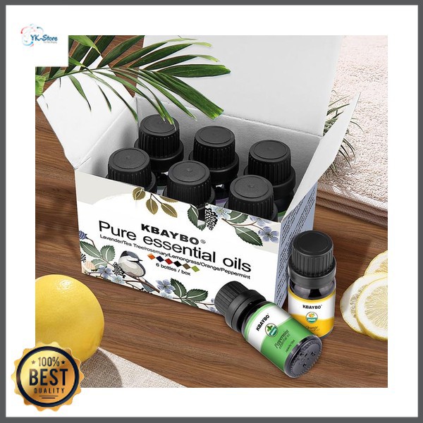 Taffware HUMI Pure Essential Fragrance Oils Aromatherapy Diffusers 10ml 6 PCS K-E7 Grab Medan