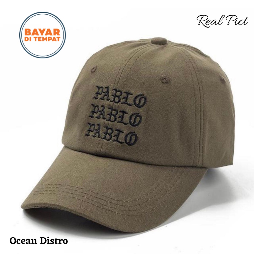 PROMO HARGA Terbaru Topi Baseball Caps Boston Distro Original Premium Model Terbaru/Topi Baseball Bordir Pablo Real Pict