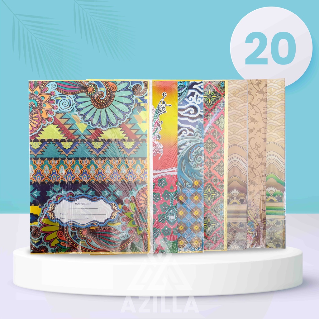 

Sampul Buku Tulis Batik Ukuran Kwarto Isi 20 Lembar | Sampul Buku Ukuran Pendek