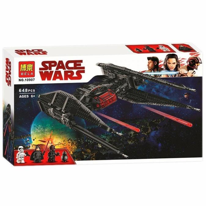 STAR WARS TIE INTERCEPTOR KYLO REN FIGHTER BRICK 7181 LEPIN 05044