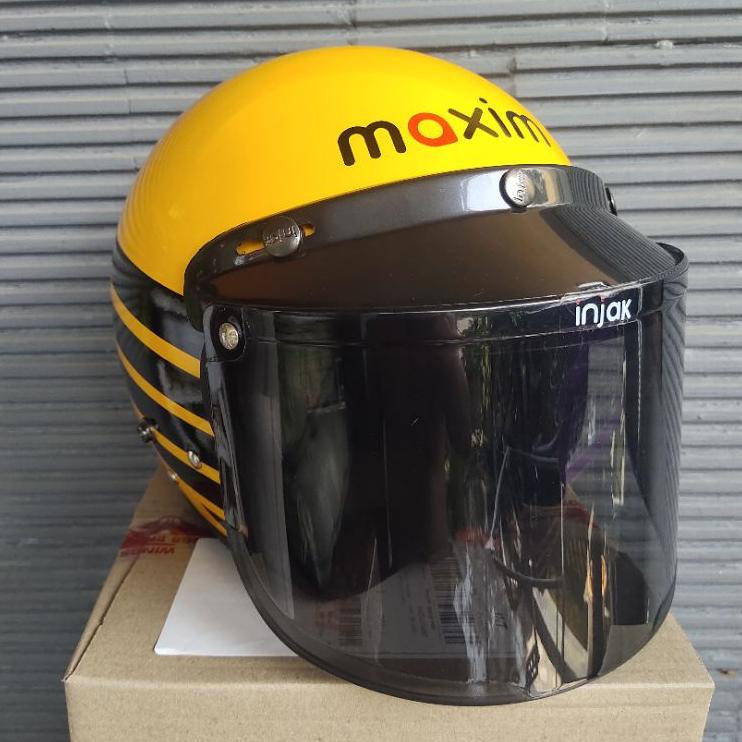 Tren Kekinian.. Helm Bogo Maxim Ojol Indonesia