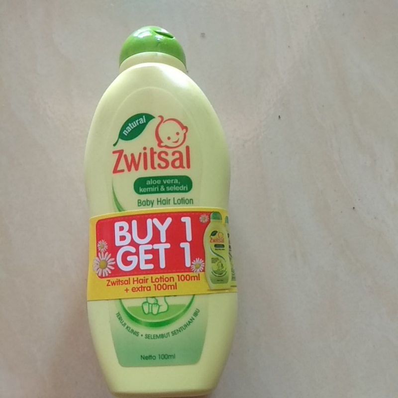 Jual ZWITSAL Natural Baby Hair Lotion Aloe Vera, Kemiri & Seledri 100ml