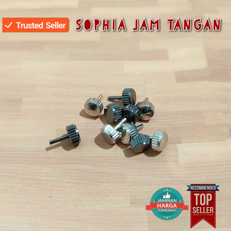 [ BISA COD ] CROWN PEMUTAR JARUM JAM TANGAN , KNOP PEMUTAR JARUM JAM TANGAN , CROWN JAM TANGAN , KNOP PEMUTAR JAM TANGAN