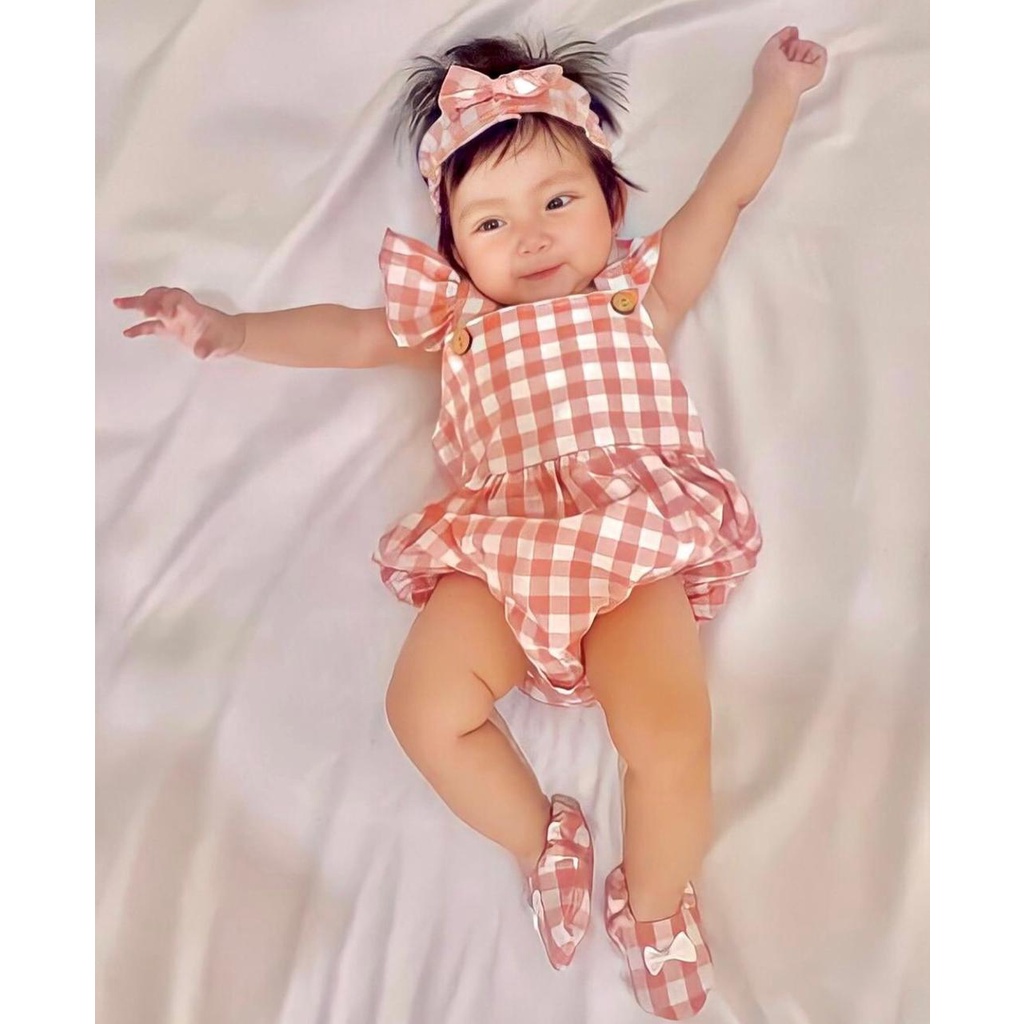 MICHELLE JUMPER Baju Jumper Bunga Bandana Sepatu Pergi Lucu Fashion Anak Bayi Perempuan Terlaris / MICHA / CHEERFUL kcg2 / CELLY BELSIE