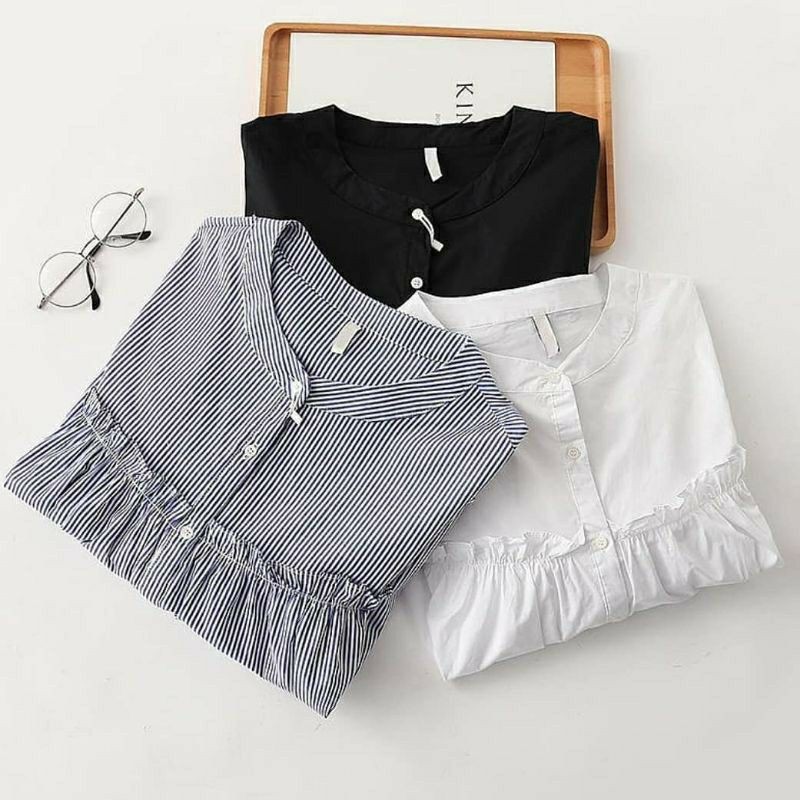 nanami blouse / atasan nanami/ atasan wanita korea nanami