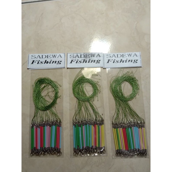 Gagang rangkaian pancing lumut + senar pe 20pcs