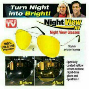 

Kaca Mata Anti Silau / Night View Glasses (Free Packing Bubble Wrap)