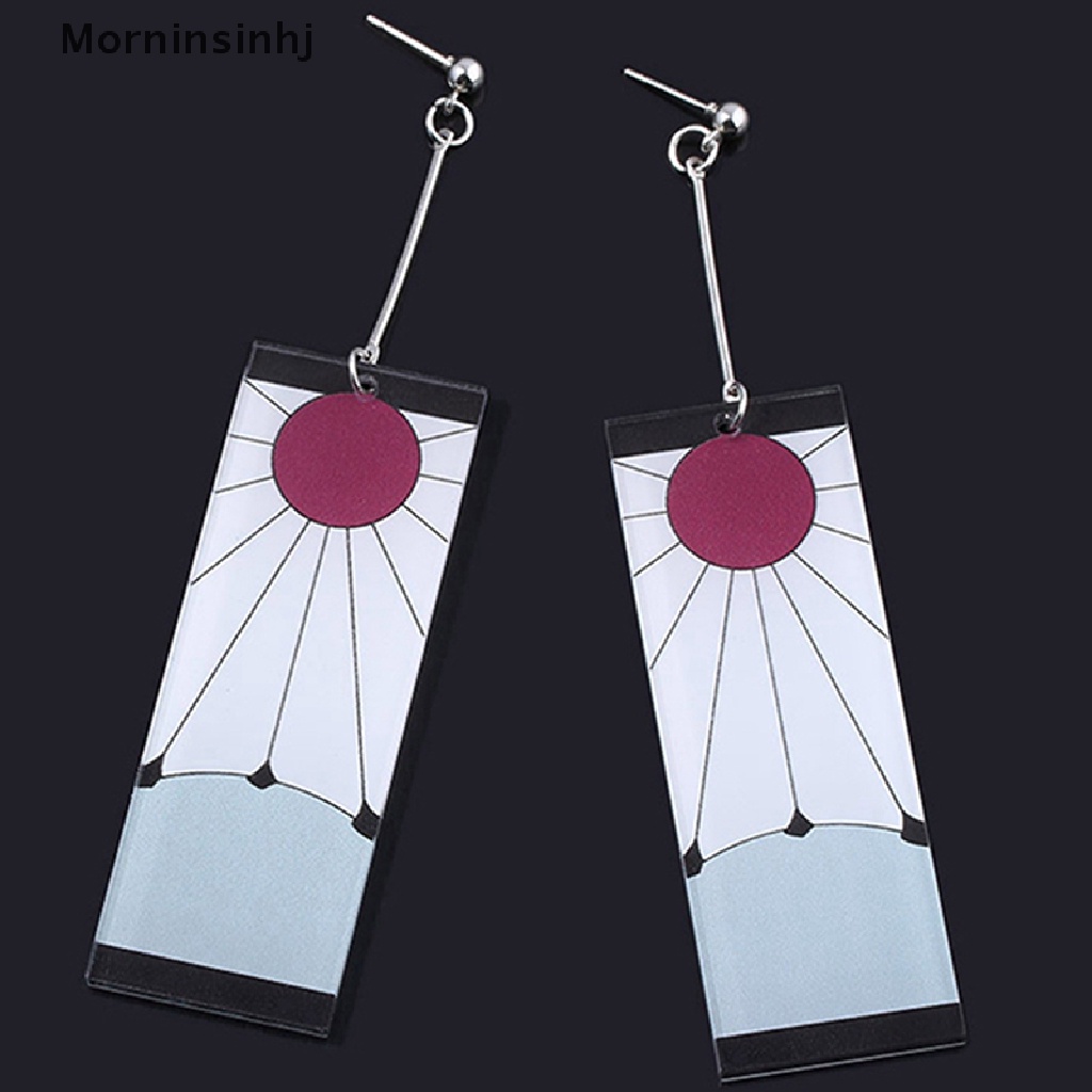 Mornin Anting Tetes Terompet Anime Akrilik Demon Slayer Blade of Ghost Earings id