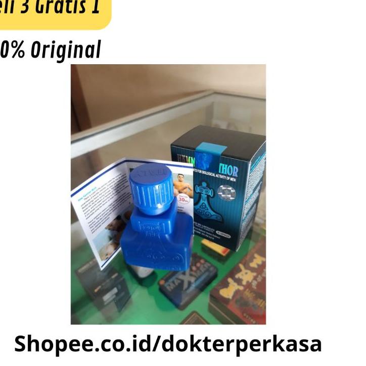 Terlaris HAMMER OF THOR ORIGINAL ITALY ASLI OBAT KUAT PEMBESAR PENIS HAMER KELAMIN ALAT VITAL PRIA 0