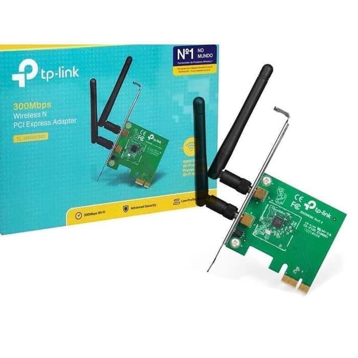 Wireless Wifi PC Desktop Mini PCI-E Network Adapter TP-LINK TL-WN881ND