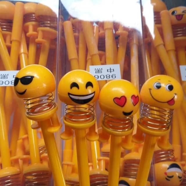 Pulpen Emoji lampu led