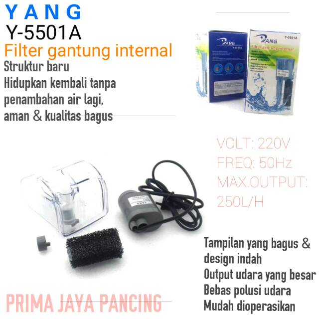 Filter Aquarium Yang Filter Gantung Internal Shopee Indonesia