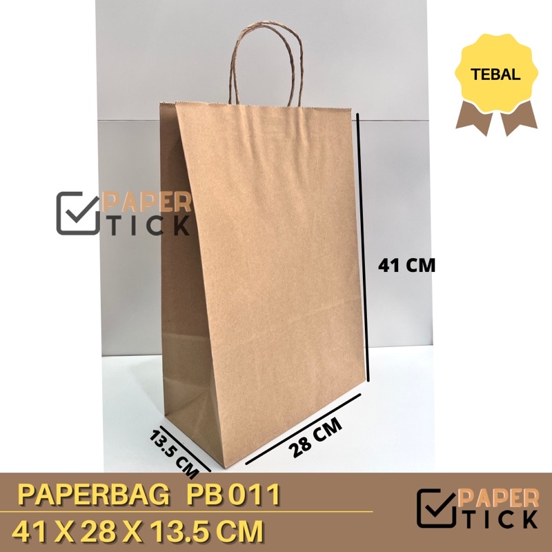 

Paper Bag 41x28x13.5 CM PB 011 Paperbag Kantong Kertas PB011 Kantong Kemasan