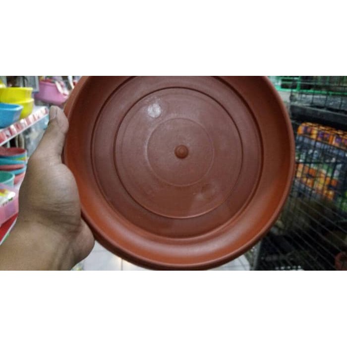tatakan utk pot 30,35 cm warna orange Diskon