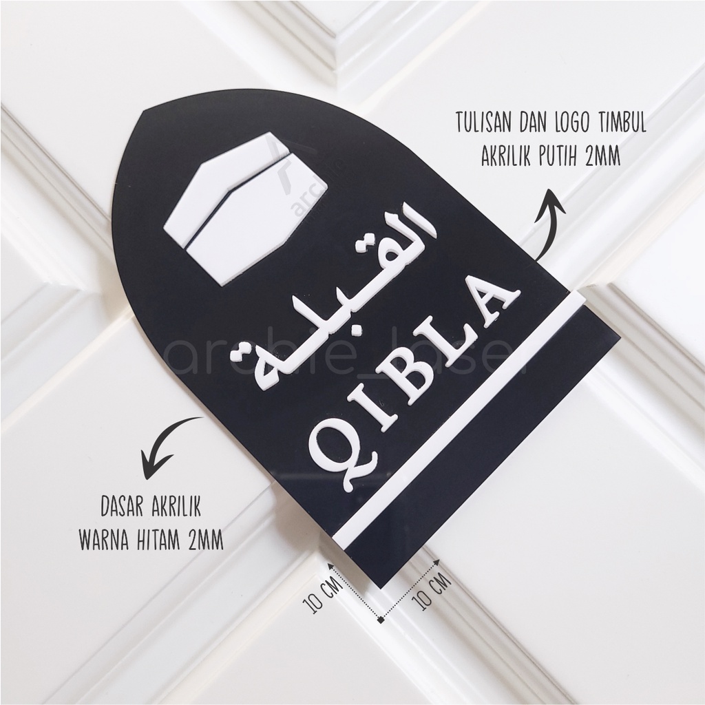 

Kiblat Sign Akrilik