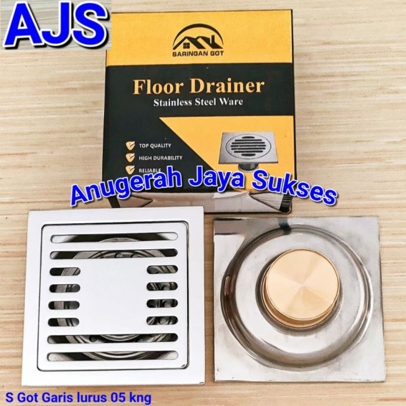 Saringan got stenlies/saringan kamar mandi/floor drain