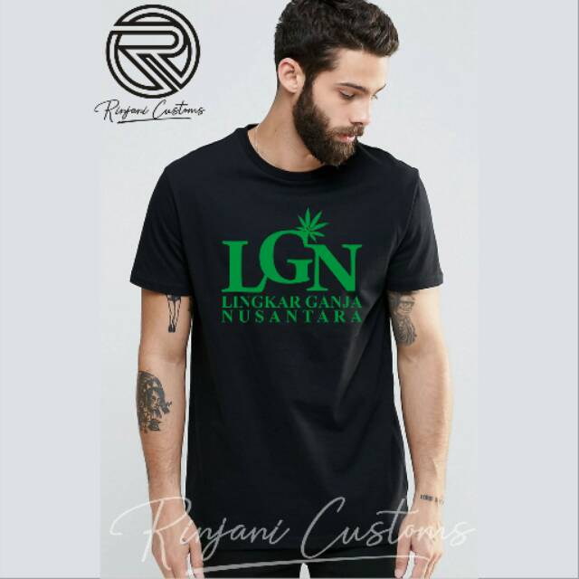 Kaos LGN kaos lingkar ganja nusantara