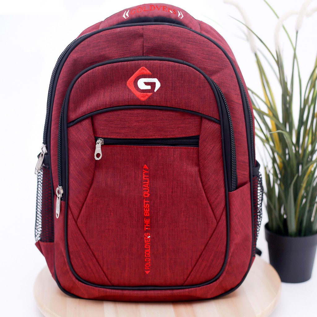 GOLDVERS POLO Ransel Sekolah BackPack ORIGINAL Tas Anak SD SMP SMA Ngaji Les IMPORT