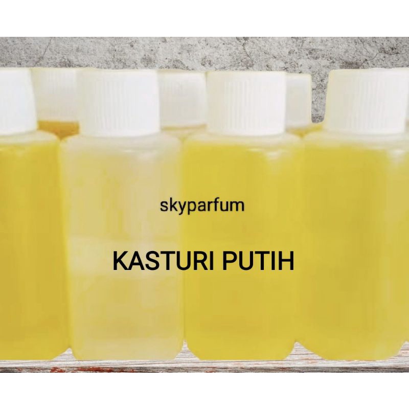 BIBIT BIANG PARFUM MINYAK WANGI KASTURI PUTIH 100ML MURNI