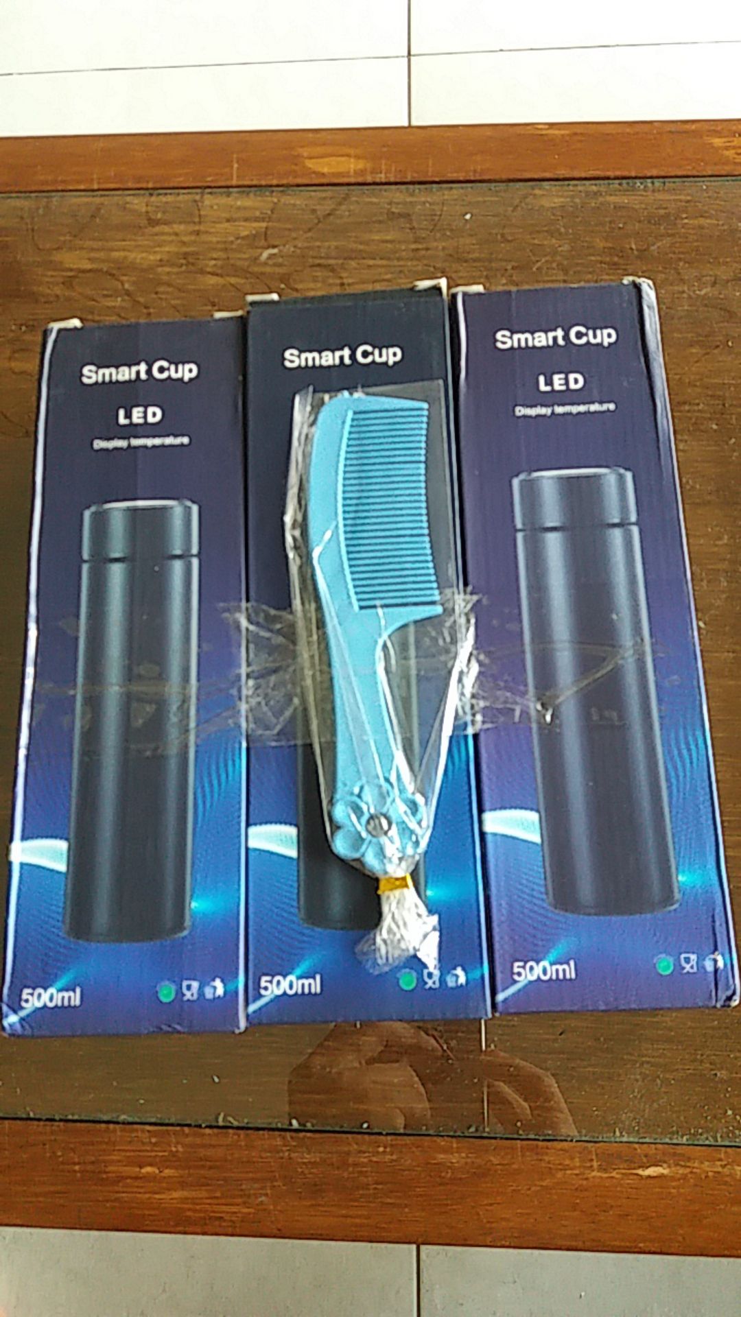 Termos Air Panas 500 Ml Led Display Suhu Temperatur Warna Doff Karet